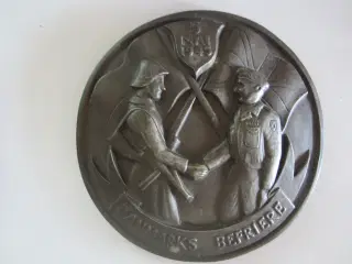 Platte 5. maj 1945 i Linda Metal Danmarks befriere