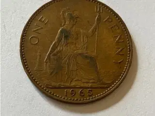 One Penny 1965 England