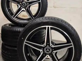5x112 MERCEDES "AMG" ORIGINAL ALUFÆLGE MED SOMMERD