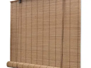 Rullegardin bambus 150 x 160 cm brun