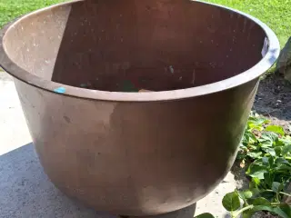 stor kobber vaskekedel