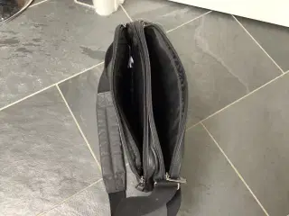 Læder computertaske 