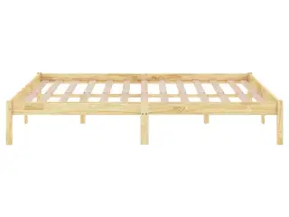 Sengeramme 160x200 cm massivt fyrretræ