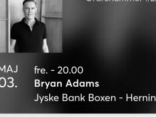 Billetter til Bryan Adams 
