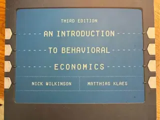 An introduction to behavioral economics