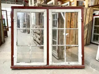 Originalt, småsprosset 2-fags, 6-ruders vindue