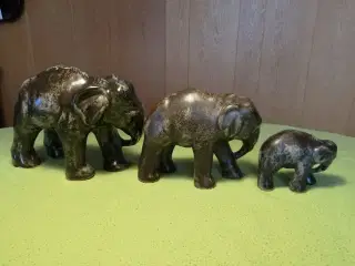 3 Johgus elefant figurer nr. 0, 3 og 4