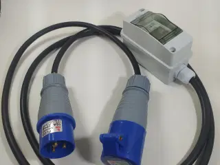 Bimåler Campingvogn - elmåler, 16 amp