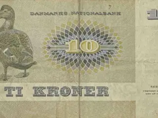 10 krone, 1977, Edderfugl, B7, 1