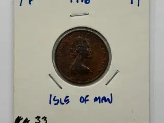 1 Pence Isle Of Man 1976