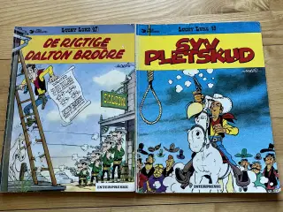 Lucky Luke tegneserier De rigtige Dalton brødre og