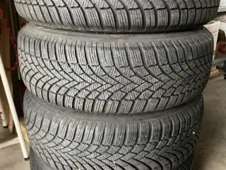 Vinterhjul 195/65 R15 på stålfælge