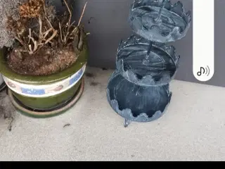 Andet, STORT FLOT FUGLEBAD I 3 ETAGER, MED FUGL ØV