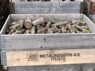 1,0m/3 Brænde Blandet, skåret i 20-35cm stykker