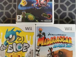 5 geniale wii spil 99-149kr pr stk.
