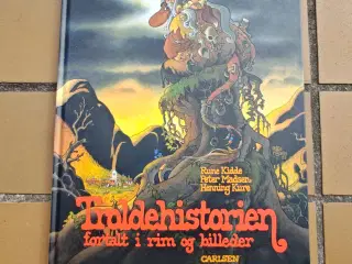 Troldehistorien fortalt i rim og remser Bog