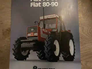 Fiat traktor brochurer 