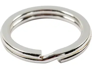 Splitring, diam. 15 mm, forsølvet, 15stk./ 1 pk.