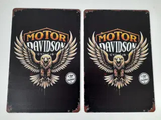 Harley Davidson metal skilt 20 x 30 cm