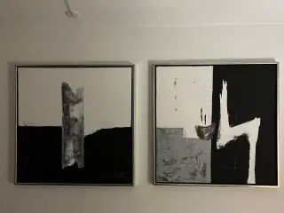 2 STK malerier