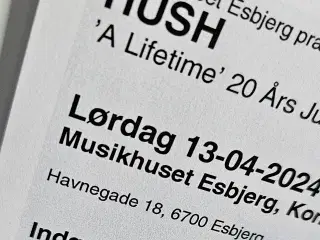 Hush 20 års jubilæums tour - Esbjerg