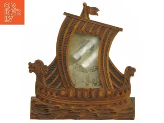 Vikingeskib Billedramme (str. 17x18,5x1 cm)