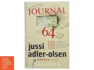 Journal 64. 4 af Jussi Adler-Olsen (Bog)
