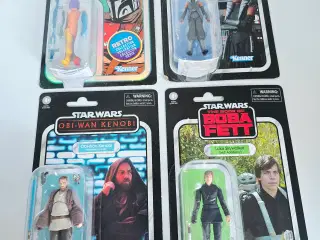 Uåbnede Star wars figurer til 125,- pr. stk.