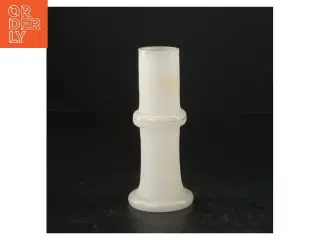 Hvid porcelæns lysestage (str. 13 cm)