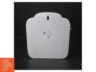 Dekoreret saltkar til vægophæng fra Aluminia (str. 15x9 cm)