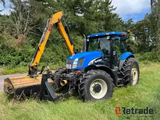 New Holland TS 115 A Med FM 5 meter rabatklipper