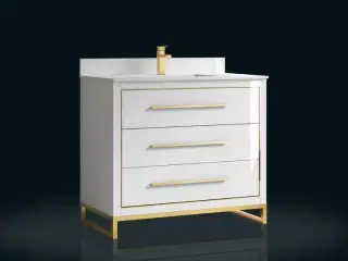 Baderumsmøbel, Colombia, White, 100