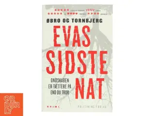 Evas sidste nat af Jeanette Øbro Gerlow (Bog)