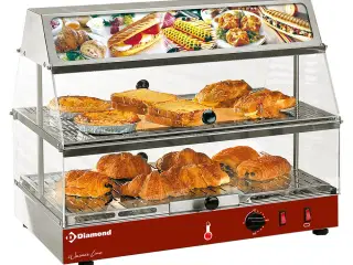 Varmevitrine med Lysskilt (59 cm)