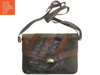 Krokodilskind håndtaske fra La Toscana (str. 26x19 cm)