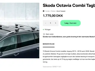 Skoda Octavia Combi Tagbøjler