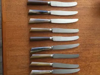 Knive med elfenbensskaft