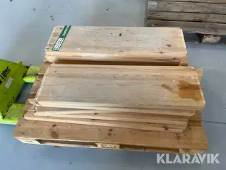 Trappetrin i træ 11 styk