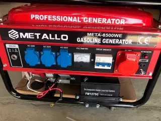 Meta-8500WE generator m. elstart