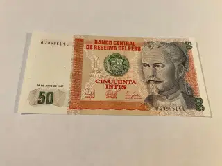 50 intis 1987 Peru