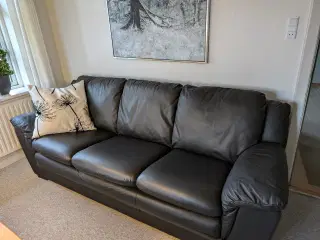 Sofa i læder (2+3 pers)