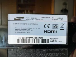 Samsung computerskærm