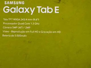 Samsung Tablet, Ny kun pakket ud ,og tændt i org. 