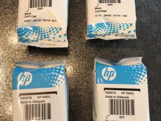 HP blækpatroner 304XL Sort og Farve