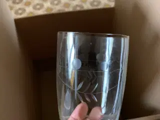 10 ølglas med graveringer 