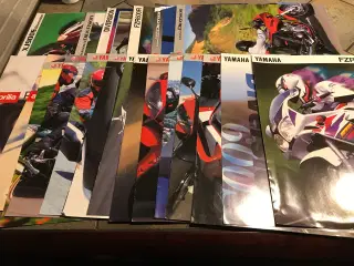 Samlet lot af ældre mc brochure 