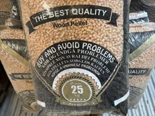 Træpiller 8mm 25kg sække
