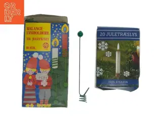 Juletræslys og lysholdere (str. 14 cm)