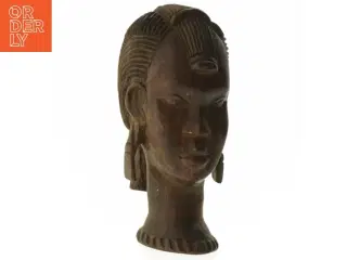 Afrikansk træskulptur (str. 10 x 21 cm)