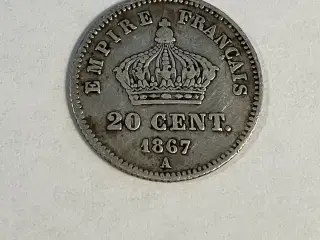 20 Cent 1867 A France - Renset